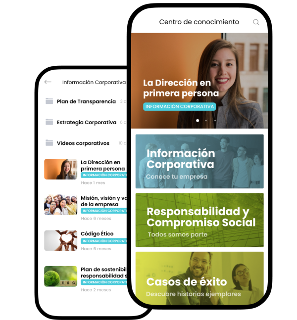 Caso de uso Centro de conocimiento-Informacion corporativa