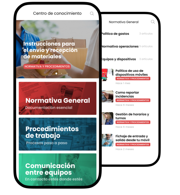 Caso de uso Centro de conocimiento-Normativa y Procesos