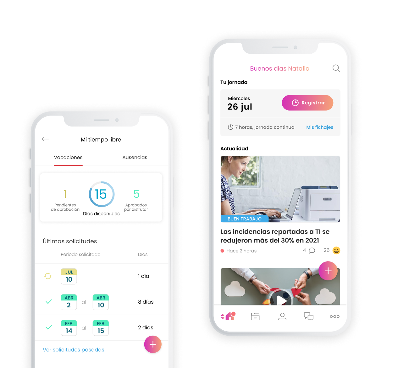 Tiempo libre-app