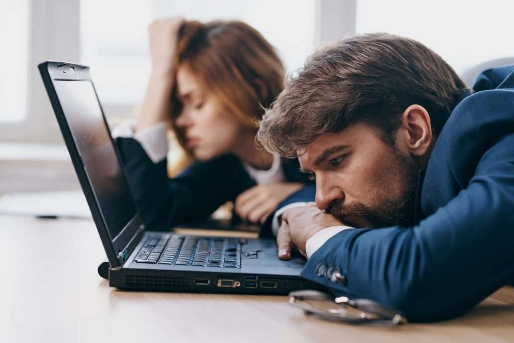 Equipo de trabajo insatisfecho